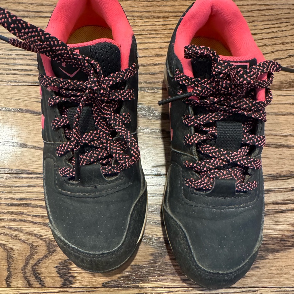 Under Armour Black and Pink Kids cleats